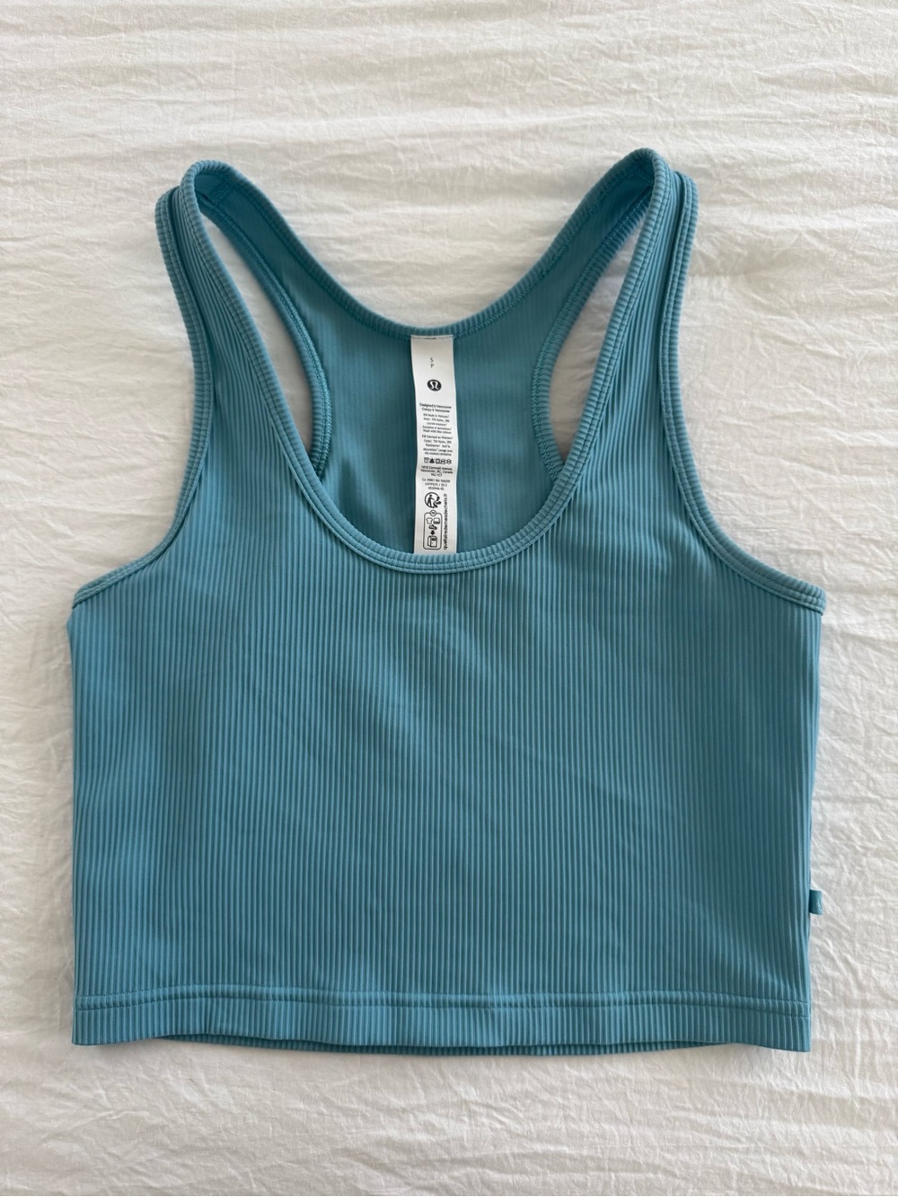 Lululemon Power Pivot Training Tank Top Washed Blue - Picture 5 of 10